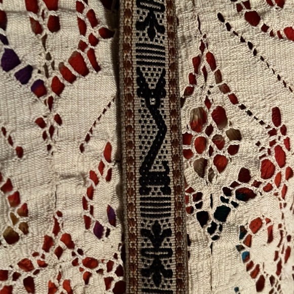 Genuine leather and macrame belt - Picture 7 of 8